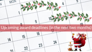 award deadlines